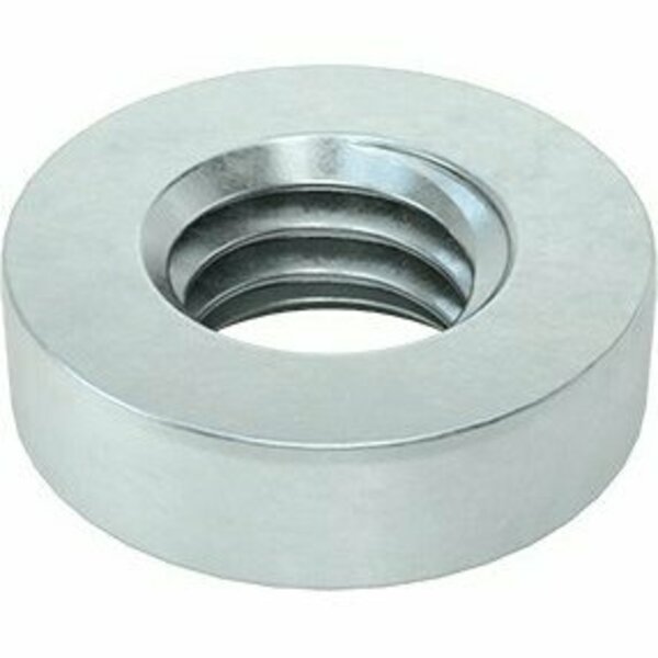 Bsc Preferred Zinc-Plated Steel Press-Fit Nut for Sheet Metal 10-32 Thread for 0.04 Minimum Panel Thickness, 25PK 95185A185